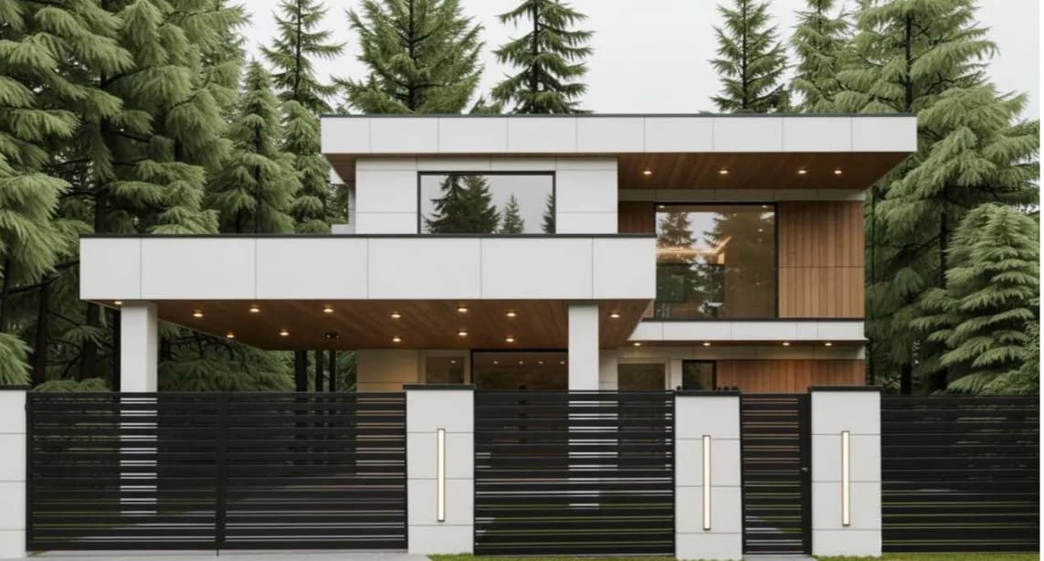 Дом в лесу! 277 м2,9 сот - фото 1